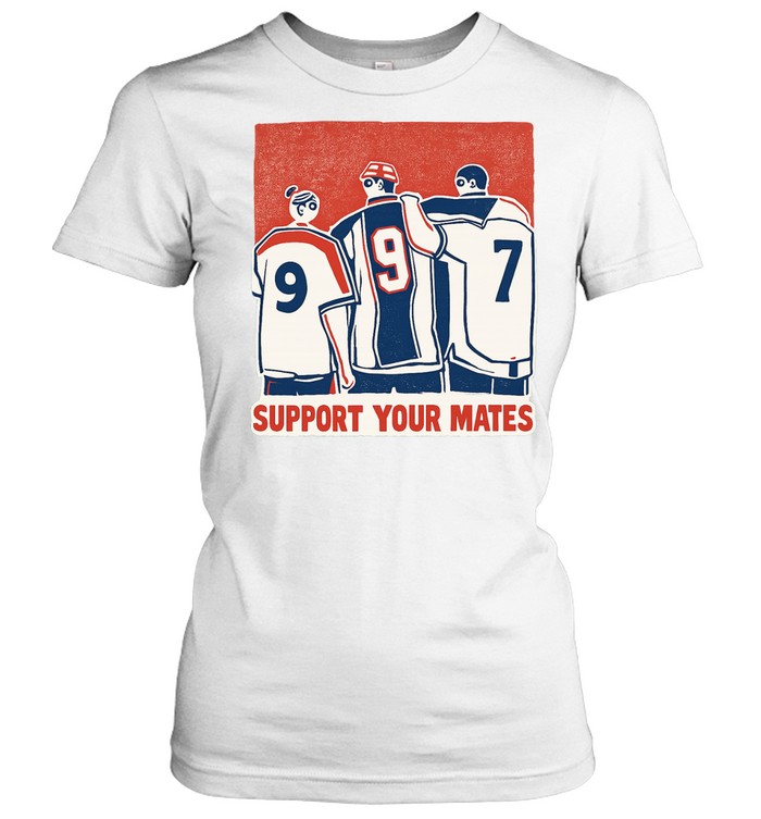 Support Your Mates Calm Mental Health Awareness Women T-Shirt