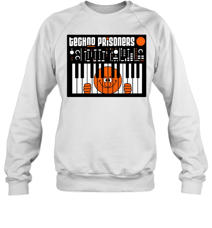 Techno Prisoners Turbo Island Smiley Face Piano Sweatshirt