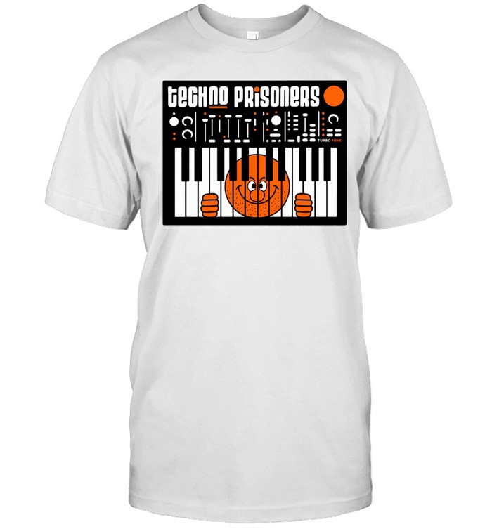 Techno Prisoners Turbo Island Smiley Face Piano Unisex T-Shirt