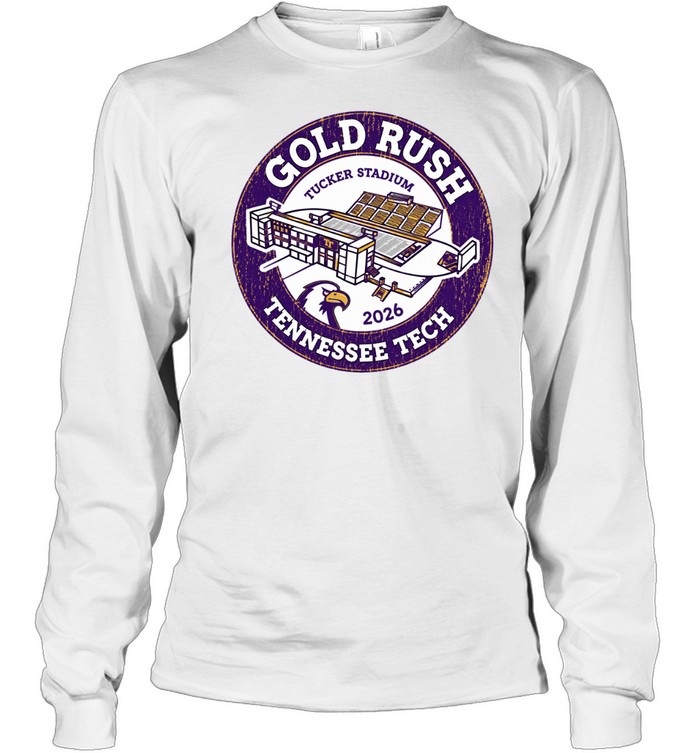 Tennessee Tech Gold Rush 2026 Tucker Stadium Long Sleeve Tee