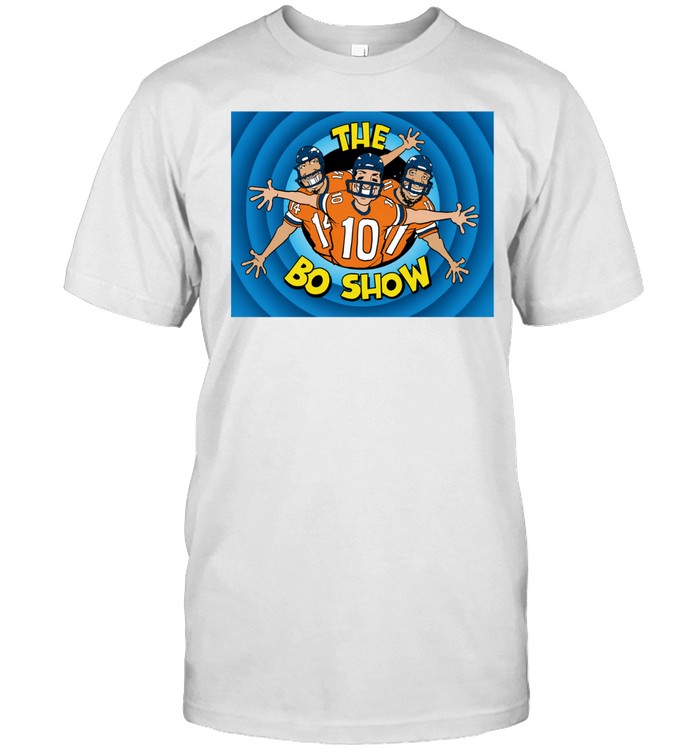 The Bo Show Bo Nix Denver Broncos Cartoon Unisex T-Shirt