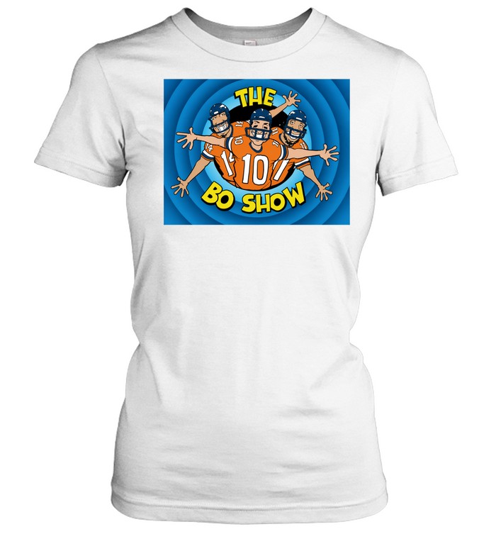 The Bo Show Bo Nix Denver Broncos Cartoon Women T-Shirt