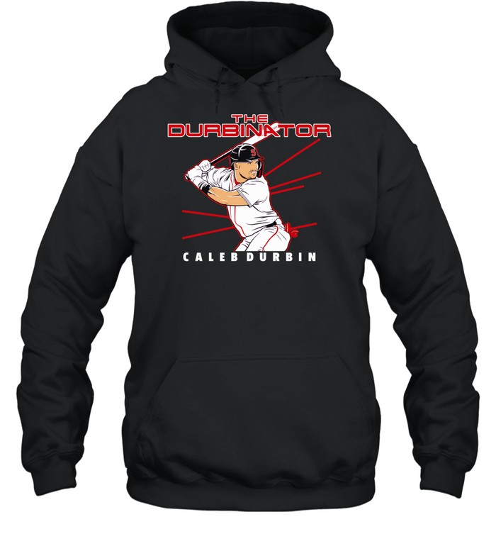 The Durbinator Caleb Durbin Boston Red Sox baseball slugger swing Hoodie