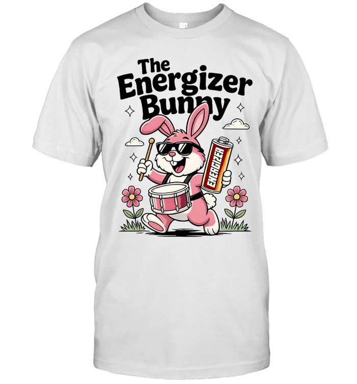 The Energizer Bunny Drumming with Battery Unisex T-Shirt