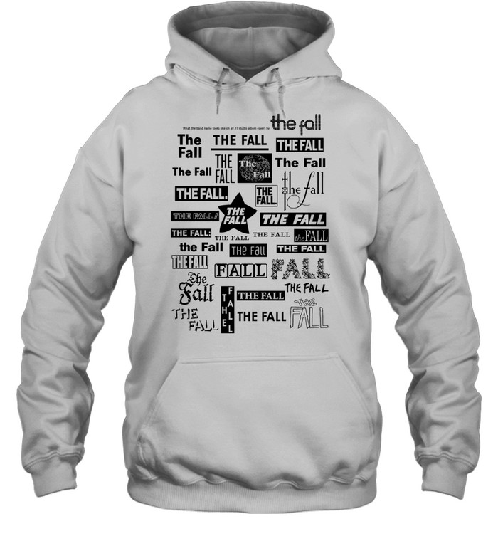 The Fall Band Logo Collage Mark E Smith Hoodie
