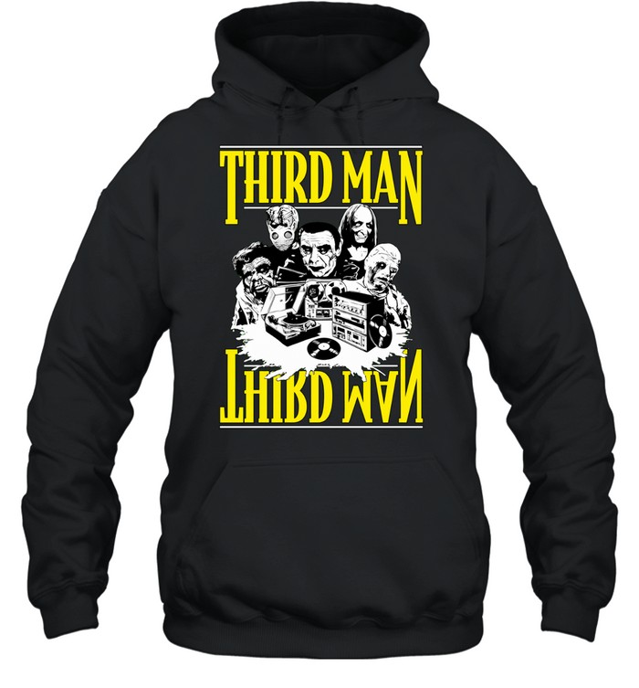 Third Man Records Jack White Vinyl Record vintage Hoodie