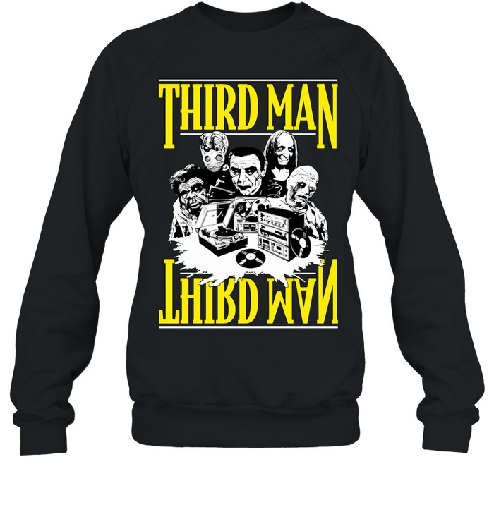 Third Man Records Jack White Vinyl Record vintage Sweatshirt