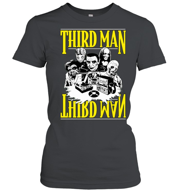 Third Man Records Jack White Vinyl Record vintage Women T-Shirt