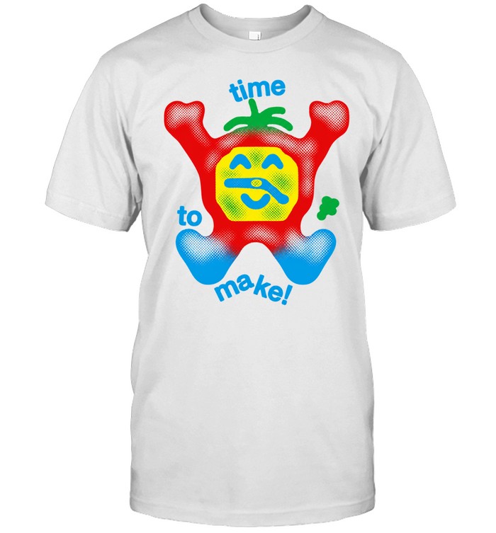 Time to Make Halftone Tomato Character cute Unisex T-Shirt