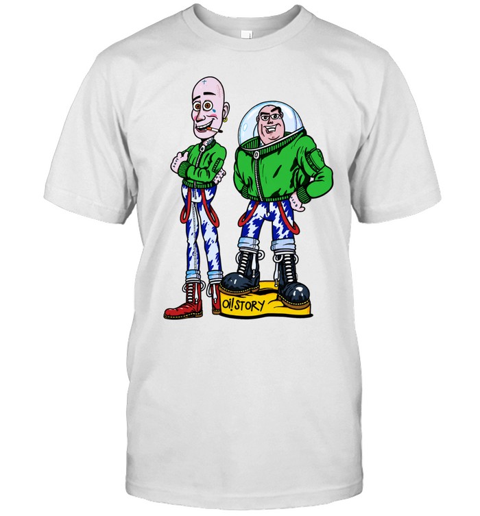 Toy Story Woody Buzz Skinhead Parody Tattoo Art Unisex T-Shirt