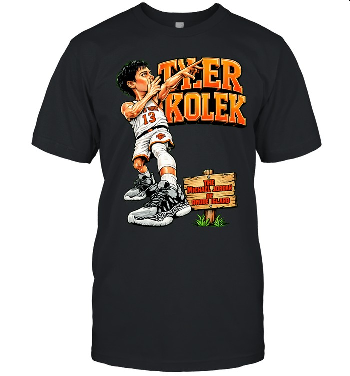Tyler Kolek New York Knicks player caricature the Michael Jordan of Rhode Island Unisex T-Shirt