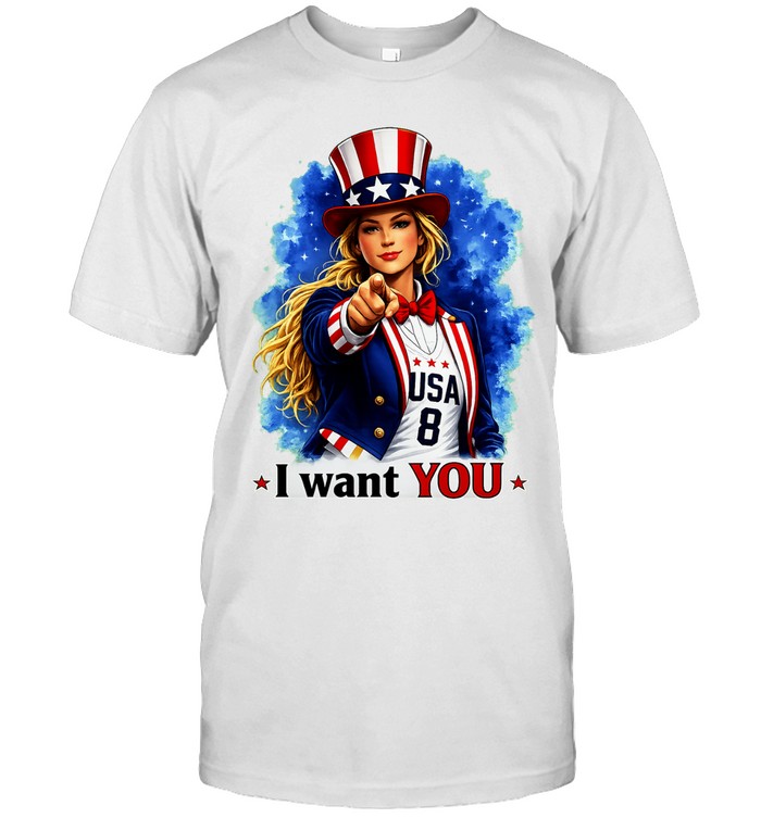 Uncle Sam Sophie Cunningham pointing I want you Unisex T-Shirt