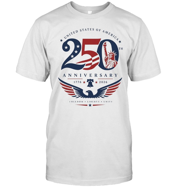 USA 250th anniversary 1776 2026 Statue of Liberty freedom liberty unity Unisex T-Shirt