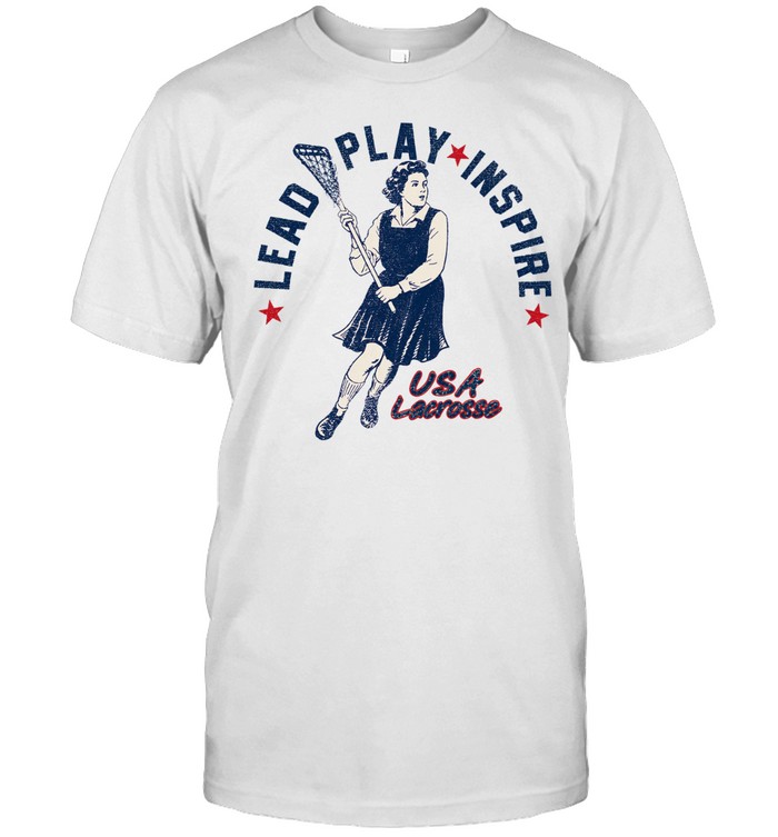 USA lacrosse lead play inspire Unisex T-Shirt