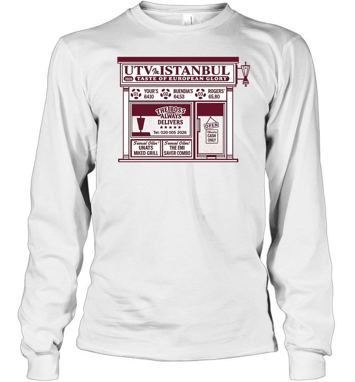 UTV in Istanbul 2026 Taste of European Glory Unai’s Mixed Grill Long Sleeve Tee