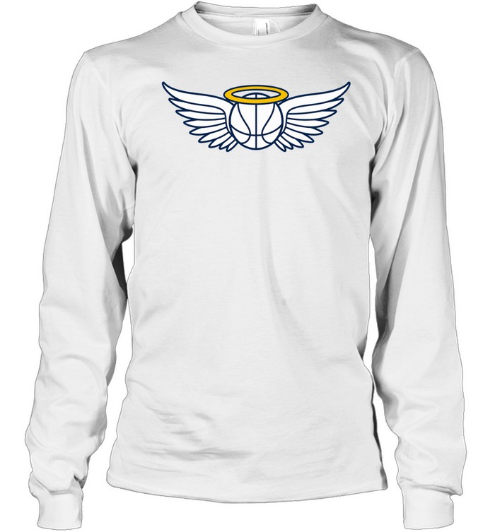 Winged Basketball Halo Los Angeles Angels Long Sleeve Tee