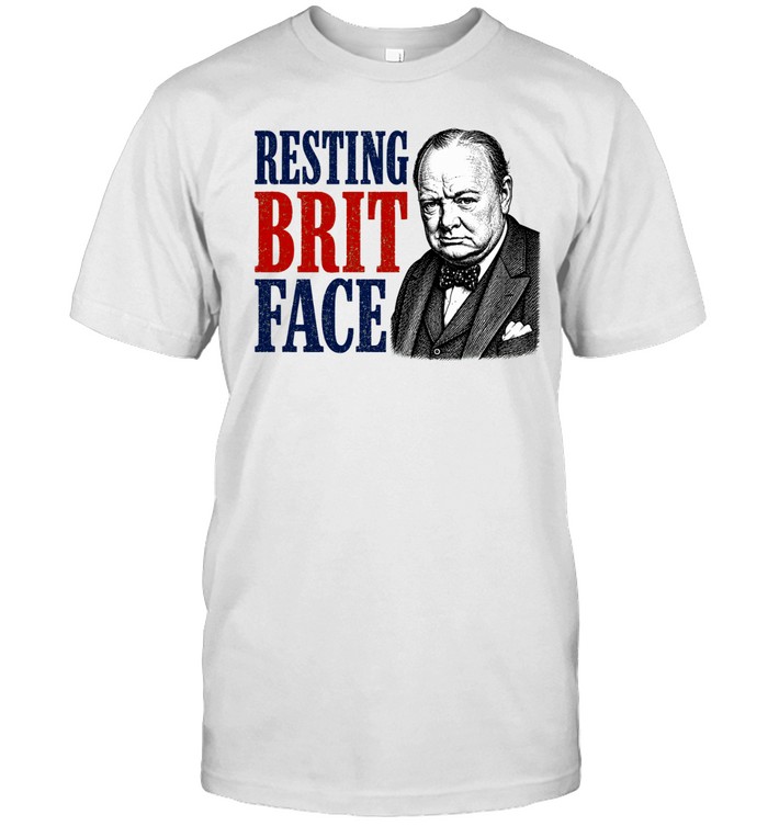 Winston Churchill Resting Brit Face Unisex T-Shirt