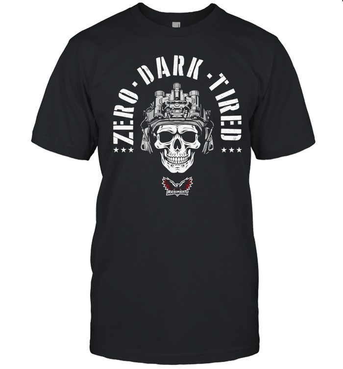 Zero Dark Tired skull Unisex T-Shirt